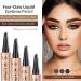 2024 New Magic Eyebrow Pencil with 4 Fork Tip 3D Microblading Eyebrow Pencil Natural Makeup Fine Stroke Magic Eyebrow Pencil Long-Lasting Natural Waterproof Eyebrow Pencil Stay on All Day Dark Coffee - Buy Online on SooperMarket.com