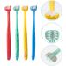 Healvian Infant Dental Oral Triple Clean Toothbrushes - 4pcs Kids Soft Toothbrush Set for Children and Toddlers - Buy Online on SooperMarket.com