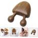 Anneome 1pc Massage Comb Muscle Roller Massager Small Massager Wooden Body Acupoint Massager Acupressure Roller Massager Wooden Acupoint Massager Green Sandalwood Whole Body Pendant - Buy Online on SooperMarket.com