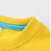 Boys' Novelty Luminous Dinosaur T-Shirt | Short Sleeve Crew Neck Tee | Cartoon Print | 1-7Y | 2-3T | Yellow - Buy Online on SooperMarket.com