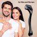 Derma Roller Microneedle Kit - 0.25mm Titanium Needles for Face & Beard - Home Use (Black) | International Shipping Available - Buy Online on SooperMarket.com