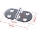 Stainless Steel Mirror Polished Boat Hinges 2 Pack - Butterfly Shaped Cabinet & Door Hinges 3 x 1.5 - Buy Online on SooperMarket.com