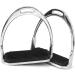 ZXAZX Lightweight Safety Irons Stirrups with Black Rubber Treads - Horse Riding Equestrian Accessories - Buy Online on SooperMarket.com