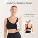 Momcozy Hands Free Pumping Bra - Seamless Adjustable Breast Pump and Nursing Bra All in One - for Spectra, Lansinoh, Philips Avent - Black, X-Large - Buy Online on SooperMarket.com