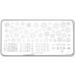 Neonail Stamping Plate 17 | Perfect Stencil & Nail Art Design | French Nails Stamp | Nail Art Schablone for Creative Nail Designs - Buy Online on SooperMarket.com