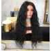 BGHJUE Wig Halloween Hair Fashion Anime Wigs Air Volume High Temperature Soft Hair Silk Bulk Hair Long Big Hair Wig Black Curly Hair