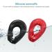 KALLORY Silicone Ear Protector Earmuffs - 2 Pairs for Salon & Bathing | 8X5.5cm Random Color - Buy Online on SooperMarket.com