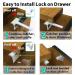 32 Magnetic Cabinet Locks & 6 Keys - Baby Safety Locks with 3M Glue - Easy Installation in 1 Minute - Buy Online on SooperMarket.com