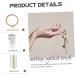 PLAFOPE 10 Pcs Keychain Mascara Brush Empty Mascara Wand Eyelash Brush with Tube Empty Mascara Container - Buy Online on SooperMarket.com