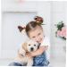 KALLORY 500pcs Hair Clip Decals Hair Pin Sewing Supply Flowers for Crafts Modeling Scarf Red 3.00X2.00X1.80CM - Buy Online on SooperMarket.com