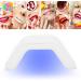 Nail Dryer Lamp Mini 2W LED UV Single Finger Drying Lamp with 45s/60s Timer Setting No Damage Hands Nail Gel Curing Lamp USB Charge (Yinhingbe51gsrvqm-11) - Buy Online on SooperMarket.com