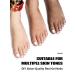Kalolary White Gel Toenail Strips - Long Lasting Pink Gradient Pedicure Stickers | Salon Quality Nail Wraps with Nail File & Wood Stick | Perfect for UV/LED Lamp - Buy Online on SooperMarket.com