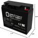 Mighty Max Battery ML18-12 - 12V 18AH SLA VRLA Rechargeable Battery for Booster PAC ES2500 - International Shipping Available - Buy Online on SooperMarket.com