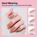 Pink Nude Glitter Poly Gel Nail Kit with Lamp - Easy Quick Builder Gel with Rhinestone & Dual Forms - Complete Poly Nail Gel Kit in Nude Pink Colors - Buy Online on SooperMarket.com