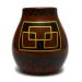 Mate Green Calabasse for Yerba Mate Brown Black Yellow 350 ml