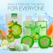 Fathers Day Home Spa Bath Basket Gift Set - Aromatherapy Kit with Natural Cucumber & Organic Melon - 12pc Skin Care Set for Men & Women - Buy Online on SooperMarket.com