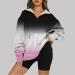 Shop Creoqiji Women's Cat Print Sweater Dress - Fashionable Casual Long-Sleeved Hoodie with Pockets - XXL Pink - Buy Online on SooperMarket.com