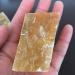 1pcs Crystal Stone Calcite Quartz Stone Rhombus Raw Specimen Natural Yellow calcspar Gemstone - Buy Online on SooperMarket.com