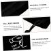 FOYTOKI 4 Pcs Hair Dryer Storage Bag Accessories Blower Tool Drawstring Bag Roller Cosmetic Flannel Black - Buy Online on SooperMarket.com