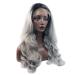 BGHJUE Silver Grey Black Lace Front Wig - 22 Long Wave Synthetic Wig for Women - Buy Online on SooperMarket.com