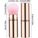 Teksome Portable Makeup Brush Travel Telescopic Cosmetics Brushes - Beginner Friendly Powder Brush for Foundation Sunscreen Bronzing Powder Gold - Buy Online on SooperMarket.com