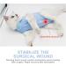 Cat Professional Recovery Suit Pet Surgery Suit Kitten Breathable Clothes Cone E-Collar Alternative Bodysuit Cat Onesie Anti Licking Vest Shirt for Abdominal Wounds Skin Diseases (M blue) M blue - Buy Online on SooperMarket.com