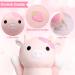 Desdfcer Long Cow Pillow - 47cm Cute Strawberry Stuffed Plushie for Kids Gifts - Home Car Decoration - Pink - Buy Online on SooperMarket.com