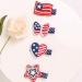 American Flag Hair Clips - Patriotic 4th of July Independence Day Accessories for Kids - Buy Online on SooperMarket.com