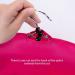 3PCS Extra Long Rose Wig Storage Bags with Wooden Hanger - Portable, Dust-proof, Transparent Zip Up Hair Extension Organizer - Buy Online on SooperMarket.com