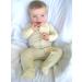 L'Ovedbaby Girls' Organic Snap Footie 6-9 Months - Buttercream - Buy Online on SooperMarket.com