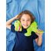 Moses.Dino T-Rex Nude Pillow | Plush Neck Pillow for Kids | Ideal Travel Companion | Green Tyrannosaurus-Rex | 1 Pack - Buy Online on SooperMarket.com