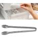 Premium Stainless Steel Long Kitchen Tweezers - Versatile Precision Toothed Tips for Cooking - Buy Online on SooperMarket.com