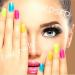 Square Press On Nails Short White Fake Nails | Glue On Acrylic False Nails with Matte Finish & Sequin Designs | 24Pcs Set for Women & Girls - Buy Online on SooperMarket.com