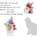 Delifur Dog Costume Unicorn Hat for Cats and Small Dogs - Halloween Cosplay Mane Cap - Buy Online on SooperMarket.com