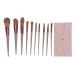 Soft Lightweight Portable Makeup Brushes Set Storage Bag for Loose Powder Concealers Eye Shadows Blush