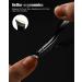 FERYES Wide Jaw Thick Toenail Clippers Thick Toenails - Precision Stainless Steel Toe Nail Clippers for Thick Nails for Seniors with Catcher -Black - Buy Online on SooperMarket.com
