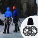 Zjrung Spikes for Mountain Shoes - 16x16cm Black Ice Claws for Snow & Hiking - Ultimate Outdoor Shoe Chains for Climbing & Slippery Conditions - Buy Online on SooperMarket.com