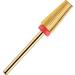 BNG 5-in-1 Carbide Nail Drill Bit for Fast Acrylic & Hard Gel Removal - Tungsten Steel Manicure Pedicure Tool - Fine Gold - Buy Online on SooperMarket.com