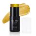 Go Ho Water Based Metallic Gold Face Paint Stick Washable (1.06 Oz) Non-toxic Cream Body Paint Metallic Finish Gold Face Body Paint Makeup Stick for Adults Children Theater Halloween SFX Cosplay Pearl Gold
