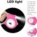 Makife Retractable Dog Leash 5m for Large & Medium Dogs | Flashlight & Decorative Bags Included | Ideal for Under 25kg - Pink - Buy Online on SooperMarket.com