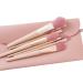 7 Piece Beige Eye Makeup Brush Set - Advanced Synthetic Brushes for Eyeshadow Eyeliner Concealer & Contour | International Shipping Available - Buy Online on SooperMarket.com