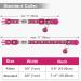 Tagme Reflective Cat Collar Set - Personalized Name & Address Shield Safety Clasp & Bell for Cats & Puppies - Hot Pink 18-28 cm - International Shipping Available - Buy Online on SooperMarket.com
