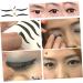 PLAFOPE 80 Pairs Eyeliner Eyeshadow Sticker Eyeliner Stickers LED Eyeliner Strip Crease Eyeline Tape Black - Buy Online on SooperMarket.com