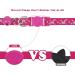 Tagme Reflective Cat Collar Set - Personalized Name & Address Shield Safety Clasp & Bell for Cats & Puppies - Hot Pink 18-28 cm - International Shipping Available - Buy Online on SooperMarket.com