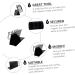 Didiseaon Hairdressing Tool Organizer - Wall-Mounted Clipper Tray & Beard Trimming Catcher for Salons & Home Use - Buy Online on SooperMarket.com
