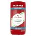 Old Spice High Endurance Pure Sport Deodorant for Men 3 oz Twin Unscented 3 Ounce (Pack of 2)
