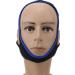 Adjustable Breathable Anti-Snoring Chin Strap - Black with Blue Edge - Buy Online on SooperMarket.com