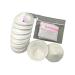 Organic Bamboo Nursing Pads - 10 Washable Reusable Ultra-Soft Leak-Proof Breathable Anti-Slip No Roll-Up ULT-Comfort for Sensitive Nipples Breastfeeding Pads with Wash Bag Off White