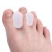 Anggrek Gel Toe Separators - 8 Pairs Silicone Toe Separators for Pain Relief and Hallux Valgus Corrector - Reduce Friction Between Toes - Sizes Small to Large - Buy Online on SooperMarket.com
