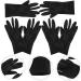3 Pairs Hair Shampoo Gloves Black Hair Dye Ponytail Mens Hair Dye Men Shampoo Guantes De Para Medium - Buy Online on SooperMarket.com